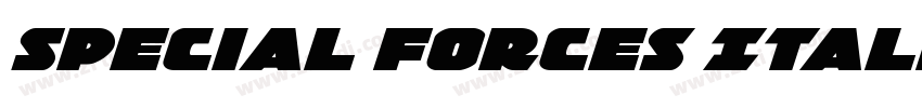 Special Forces Itali字体转换
